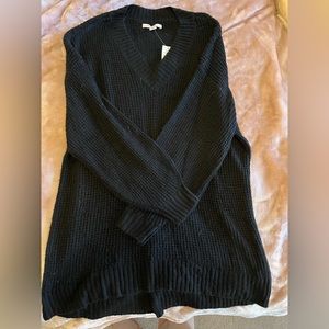 NWT American Eagle Black Knit Sweater Size Small